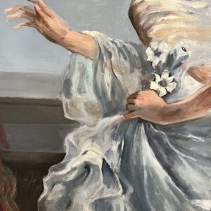 Painting "Girl with flowers"